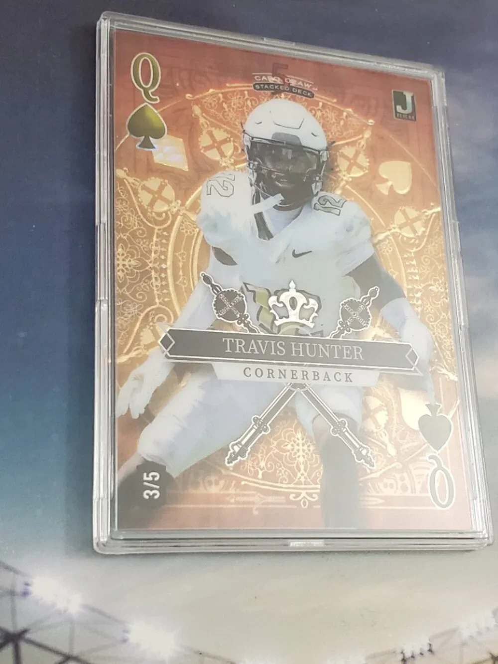 Travis Hunter 2023 Wild Card 5 Card Draw Queen Gold  3/5 #SD-TH